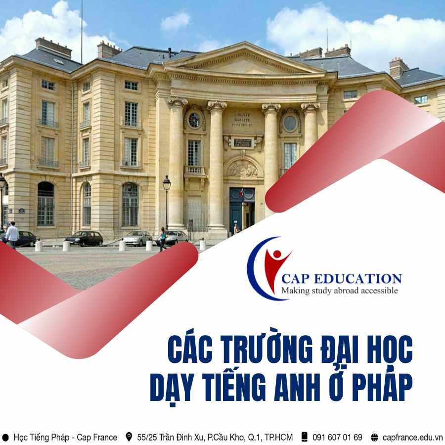 Các Trường Đại Học Ở Pháp Dạy Bằng Tiếng Anh